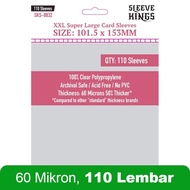 JAMIN MURAH !!! Sleeve Kings Card Sleeve XXL Super Large 101,5x153 mm (8832)