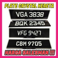 [2023 NEW YEAR PROMOTION] Nombor Plate Crystal Kereta