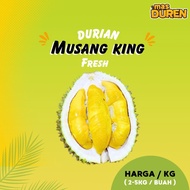 Durian Musang King Fresh Malaysia Duren utuh 1 buah HARGA/KG
