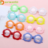 ORIENTLII Fireworks Diffraction Glasses Aesthetic Funny Rave Glasses Sunflower Shaped