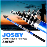 COD JOSBY Joran Pancing Portable Telescopic / joran pancing carbon kuat 30kg full set 50kg laut leng