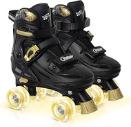Nattork Adjustable Roller Skates for Kids Boys Girls- Teen Youth Cool Racing Car Indoor Outdoor Gift