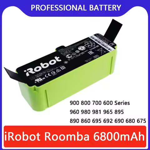 14.4V 12800mAh Li Ion Battery for iRobot Roomba Cleaner 900 800 700 600 Series 960 980 981 965 895 8