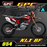 Decal Sticker KLX BF 150 Fullbody Custom Design - Decal Sticker KLX 150 bf- 054