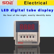 Sde Digital LED Programmable Timer Relay Switch AC/DC Timer Relay W/out