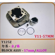 Y125ZR racing block 57mm racing bee