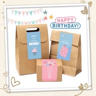 Dinophile (50 Sheets) Thankyou Stickers Happy Birthday HBD Wishes Size 5x8 Cm. Stick A Gift To Snack