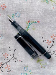 new Smooth Kaigelu 316 Beautiful Silver Clip Marble Acrylic Fountain Pen Lemon Long Knife Nib Amber 