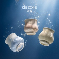 T Tasting Coffee Cup Mall Keezone Keezone Ceramic Coral Sea Coffee Cup Hand Brew Professional Sensor