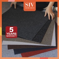 SIV 50x50x0.5 cm Self-adhesive Carpet Tiles Floor Mat For Home & Office Flooring