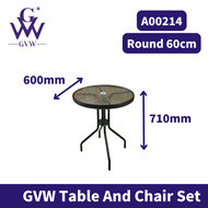 GVW Balcony Table And Chair Dining Table Set Meja Makan Kitchen Table Outdoor Table And Chair Set