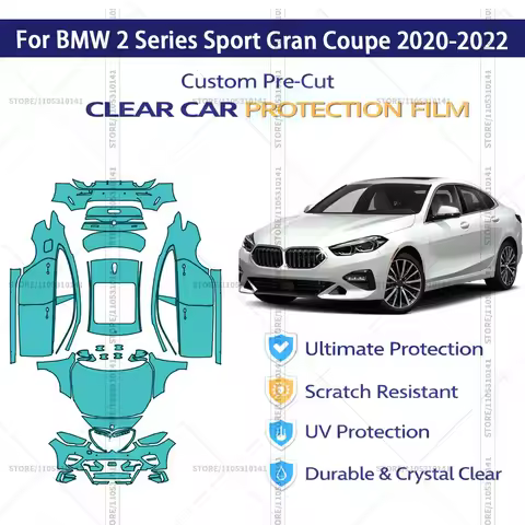 Pre-Cut Paint Protection Film PPF Transparent Car Film Automotive PPF For BMW 2 Series Sport Gran Co