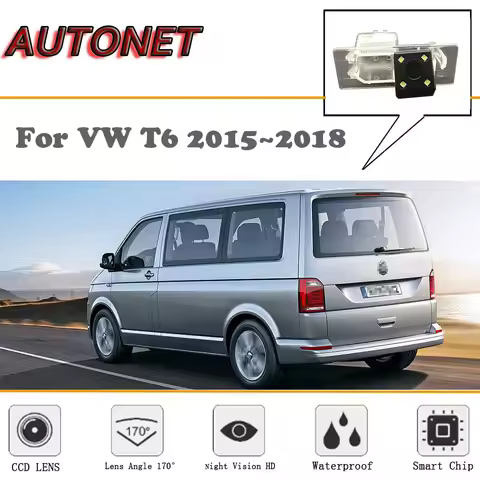 AUTONET Rear View camera For VW T6 Transporter/Caravelle/Multivan 2015~2019/CCD/Night Vision/Reverse