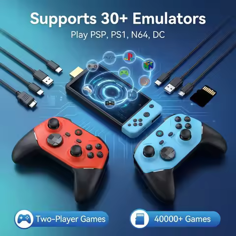 The M66 4K Home Game Stick Features 40,000 Built-in Retro Video Game Consoles and Over 30 Built-in E