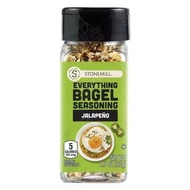 STONEMILL EVERYTHING BAGEL JALAPENO SEASONING 2.3OZ SPICY SAVORY CRUNCHY BLENDS