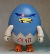 [Q樂蛋] Toy2R 2吋 Qee  510 APM展覽特注版 Tori Egg by Touma設計