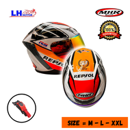 Helmet Repsol MHR Of622 READY STOCK HONDA Orange