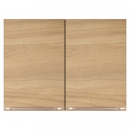 UBigShoping KITZCHO ตู้แขวนบานเปิดคู่ KEM-LUR-W-FT-6080X-HO สีฮันนี่โอ๊ค ฮิตติดเทรน อันดับ1