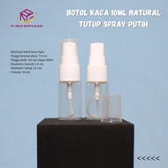 10ml clear glass bottle with spray cap 10ml glass spray bottle/