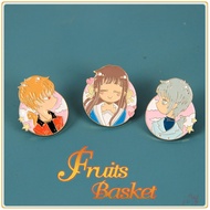 ★ Fruits Basket - Anime Brooches ★ 1Pc Tohru Yuki Kyo Doodle Enamel Pins Backpack Button Badge Brooc