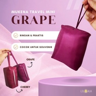 [MURI] Mukena travel muri mini adult traveling small abutay - Grape T2W6