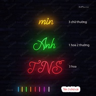 [ Name 3 letters ] Neon Led Light Letters By Name 3 Letters