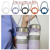 KANGNAI 2Pcs Insulated Tumblers, Leakproof Keep Drinks Hot Cold Water Bottle Handle, Silicone Dia 85