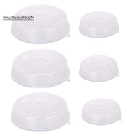 6Piece Microwave Covers Plastic Microwave Covers Microwave Plate Covers Clear for Food with Valve