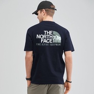 เสื้อยืดคอตตอนลำลอง คอกลม เสื้อยืดแขนสั้นสบายๆคลาสสิคเป็นที่นิยม The North Face เสื้อยืดลำลองฤดูร้อน