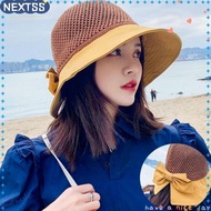 NEXTSS Bucket Hat Summer UV Protection Panama Hat Foldable Sunshade Hat