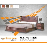 EUREKA 5142 Queen Bed Solidwood / Katil Kayu Solid Wood (Delivery &amp; Installation Klang Valley)