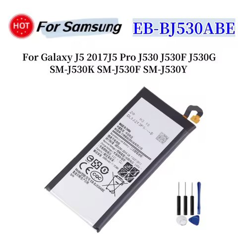 3000mAh EB-BJ530ABE Replacement Battery For Samsung Galaxy J5 2017 /J5 Pro J530 J530F J530G SM-J530K