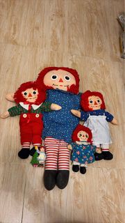 經典 Raggedy Ann 布公仔 絕版收藏