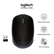 Chuột không dây Logitech B170 M170 - USB nhỏ gọn thuận cả 2 tay phù hợp PC/Laptop check seri hàng ch