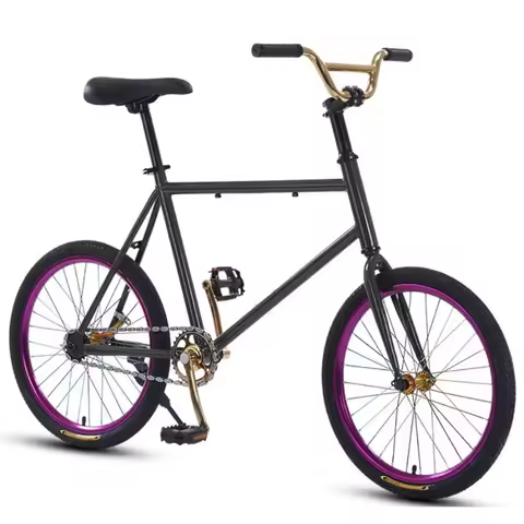 Vintage Frame Bicycle Single Speed Fixed Gear- Parts Bike Fixed Gear Fixie Bicicleta