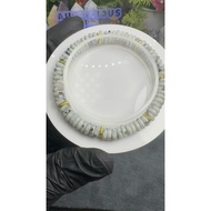 Natural Dalmatian Jasper abacus bracelet