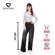 UNISOO JEANS - CK8002-2 Highwaist Jeans | Culottes Jeans | Highwaist Women's Jeans | Loose Jeans | B
