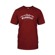 T-SHIRT BEDROCK SANDAL MAROON COLOUR / COTTON AND MICROFIBER