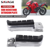 Front Foot Pegs Pedals Footrest For HONDA CBR 250R 300R 500R CB 500F 500X 300F 300R Z125 MONKEY MSX 