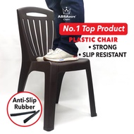 【Ready stock】✌ஐ☎Abbaware Plastic Chair/Kerusi Makan/Kerusi Plastik/Dining Chair/Anti-slip Chair (Max 6pcs per order)