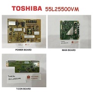 TOSHIBA LED TV 55L2550VM 55L2550 Power Board V71A00032000 Main Board V28A00157500 T-Con Board 6870C-