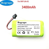 ใหม่ 3400Mah C465-J1-4S1p 4Inr19 / 66 ชุดแบตเตอรี่หุ่นยนต์สำหรับ OKP Life K2 K3p K4 K5 K7 หุ่นยนต์ดู