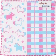 Miyamoto Children's Handkerchief, Made in Japan, Kids acchi coochi Unicorn 5.9 x 5.9 inches (15 x 15