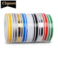 C5GOON 9.8m x 12mm Car Body Decal Striping Pin Stripe Steamline Double Line Tape Vinyl Sticker G3O4