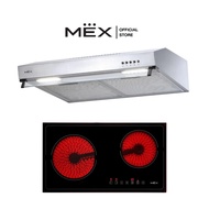 MEX Set รุ่น 2950X60 + HVH632N เตาไฟฟ้าและเครื่องดูดควันมาตรฐาน