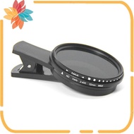 52mm Phone ND Filter ND2 to ND400 Clip-on Variable Neutral Density Filter for Phone Mobile Smart Pho