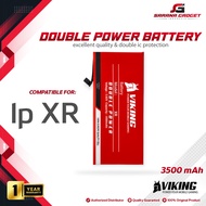 Baterai VIKING Double Power Apple Iphone XR Battery Batrai Batre Dual