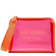 Kate Spade Market See-Through Medium Wristlet in Pink