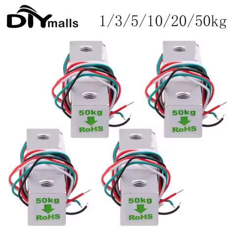 4PCS Load Cell 1KG 5KG 20KG 50KG Micro Weighing Sensor Electronic Scale Aluminum Alloy Weighing Pres
