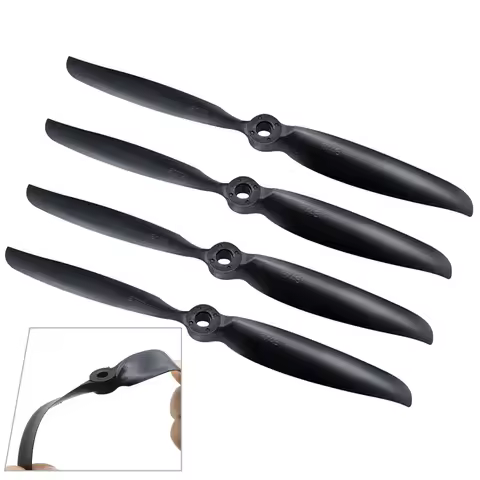 10pcs/lot 6040 6x4 6x4E Nylon Propellers For 2450 Hihg Speed Brushless Motor For Su27 F22 KT Fixed-w